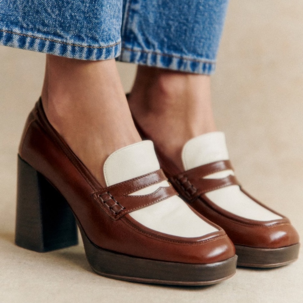 Sezane Jessie Loafers size 39 US 8.  Excellent condition worn only once!